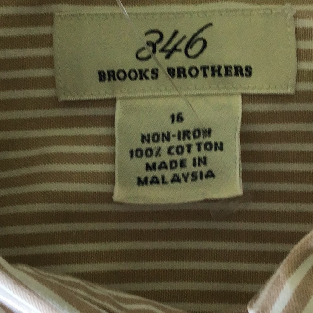 Men’s 346 Brooks brothers shirt size 16